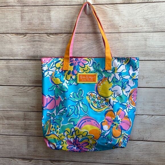 LILLY PULITZER FOR ESTEE LAUDER TOTE BAG - Picture 1 of 5